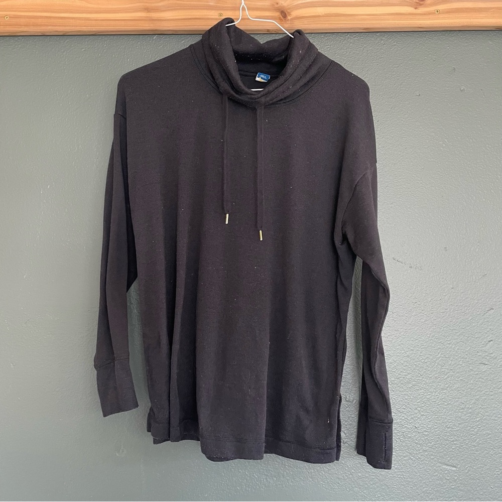 Old navy athletic maternity/nursing cowl neck sweatshirt